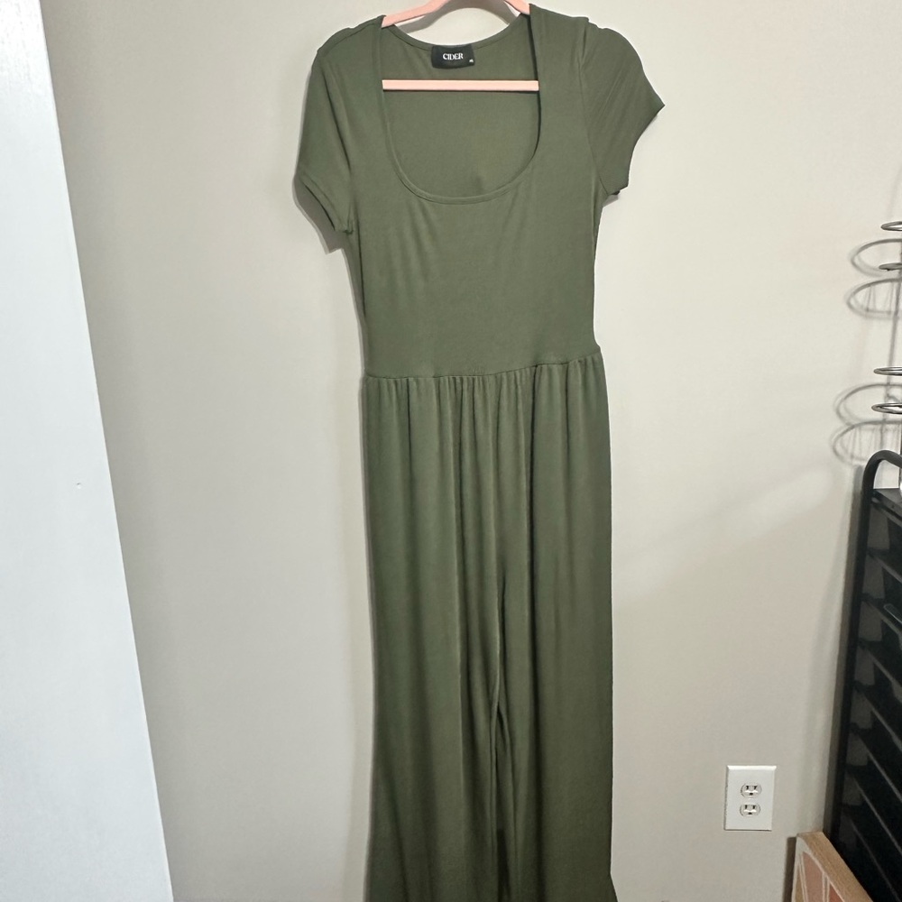 Cider Olive Maxi Dress